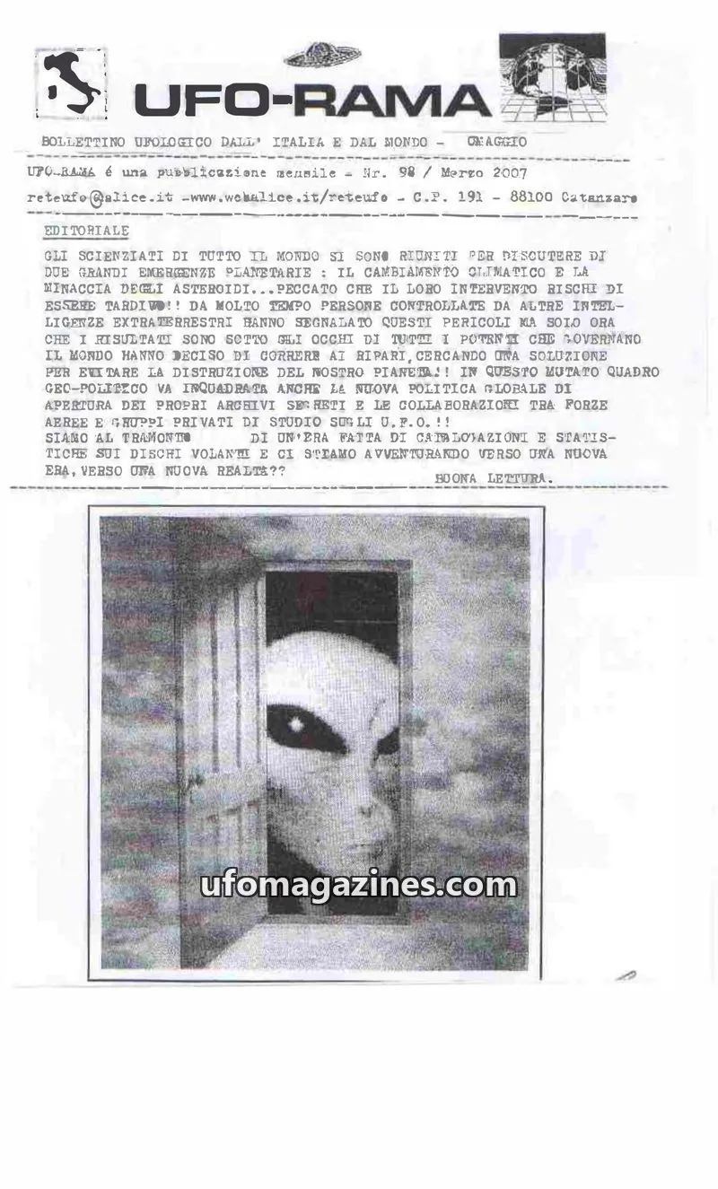 Cover of UFO Rama issue 98: UFO-RAMA