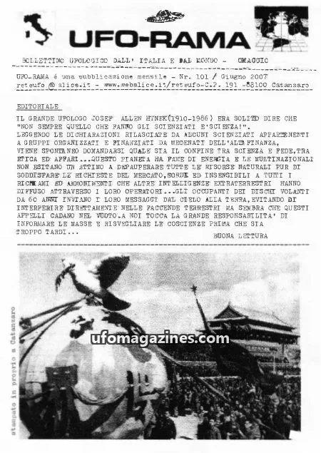Cover of UFO Rama issue 101: UFO-RAMA