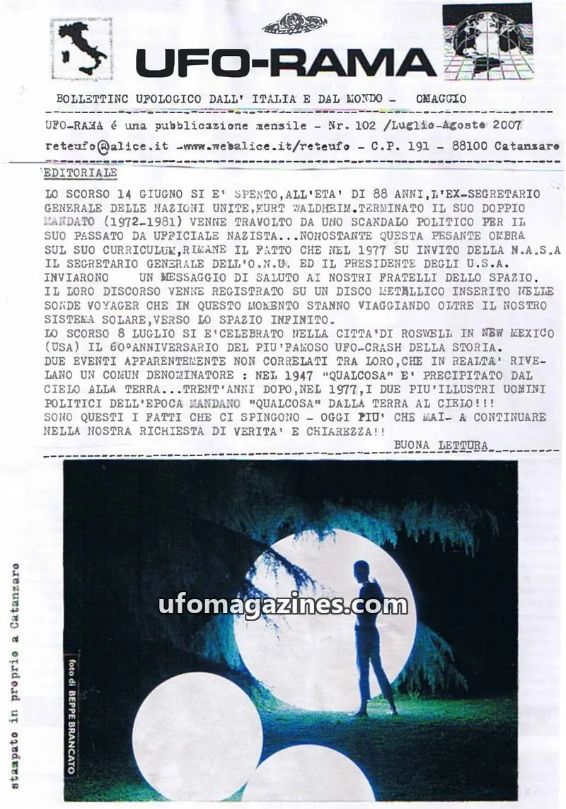 Cover of UFO Rama issue 102: UFO-RAMA