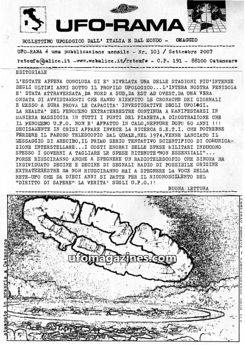 Cover of UFO Rama issue 103: UFO-RAMA