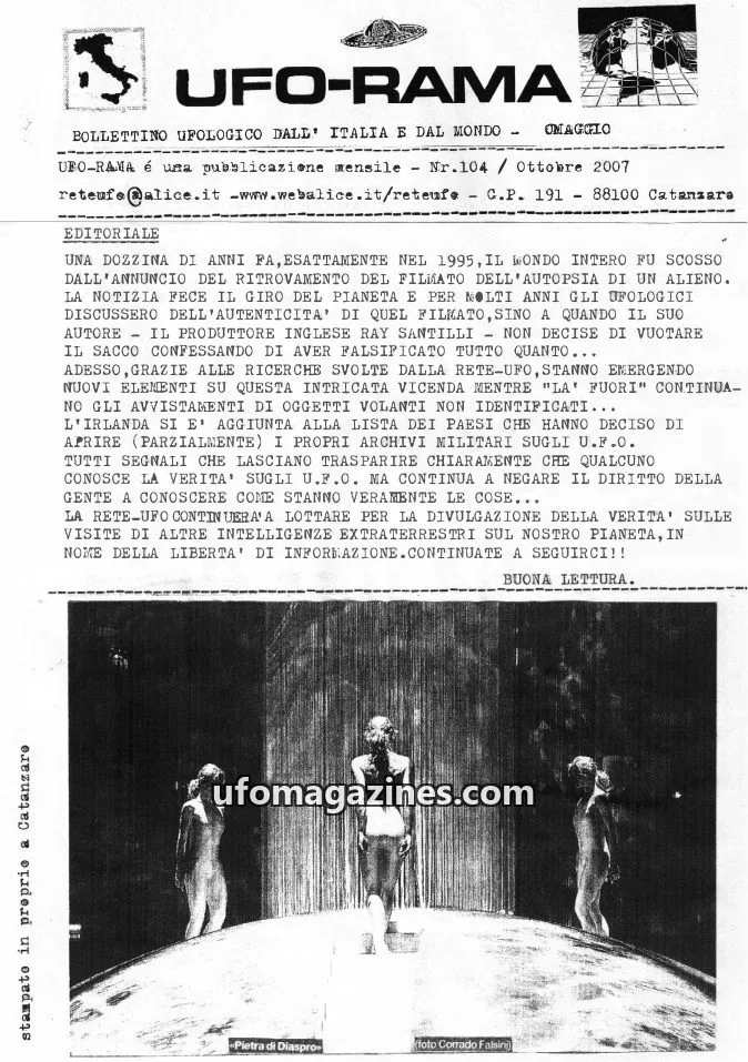 Cover of UFO Rama issue 104: UFO-RAMA