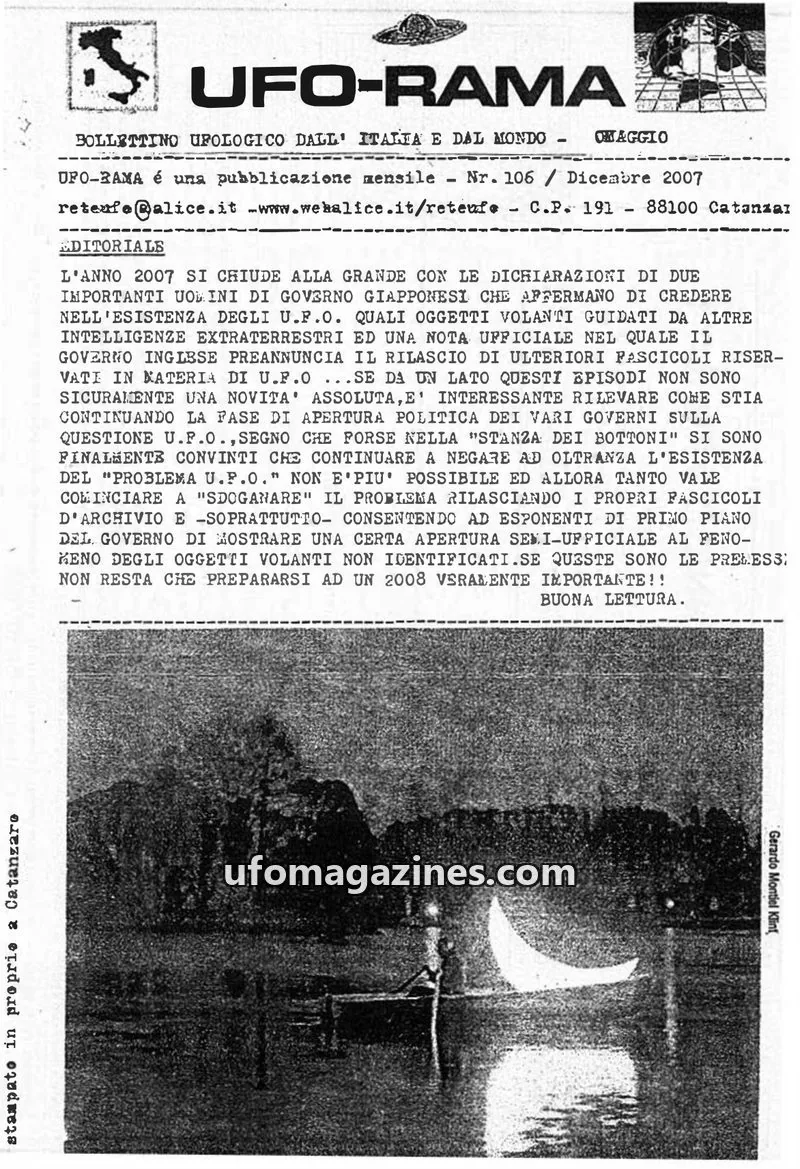 Cover of UFO Rama issue 106: UFO-RAMA