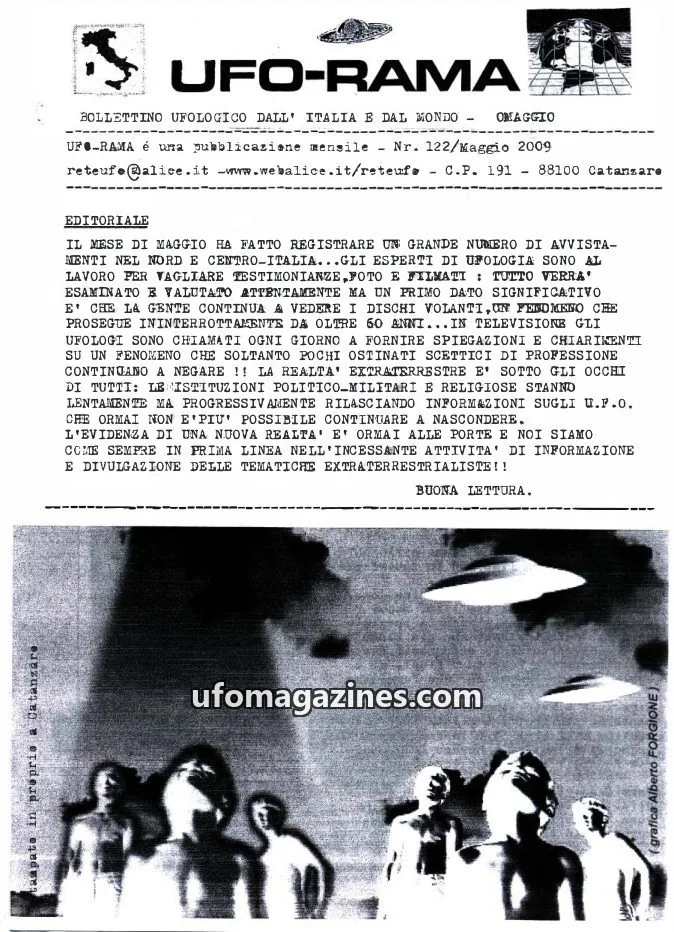 Cover of UFO Rama issue 122: UFO-RAMA
