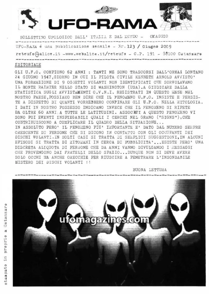 Cover of UFO Rama issue 123: UFO-RAMA