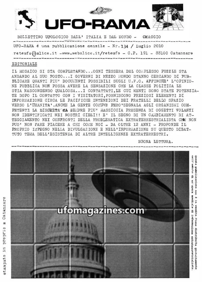 Cover of UFO Rama issue 134: UFO-RAMA