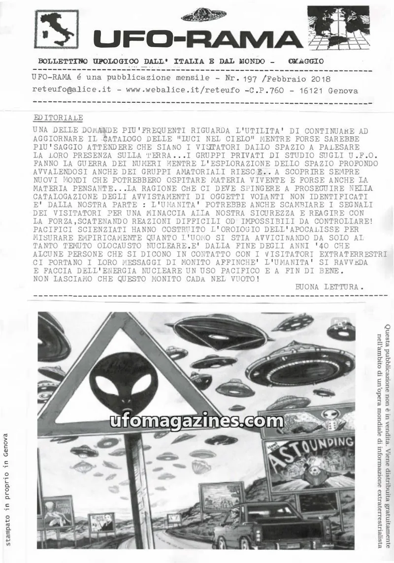 Cover of UFO Rama issue 197: UFO-RAMA
