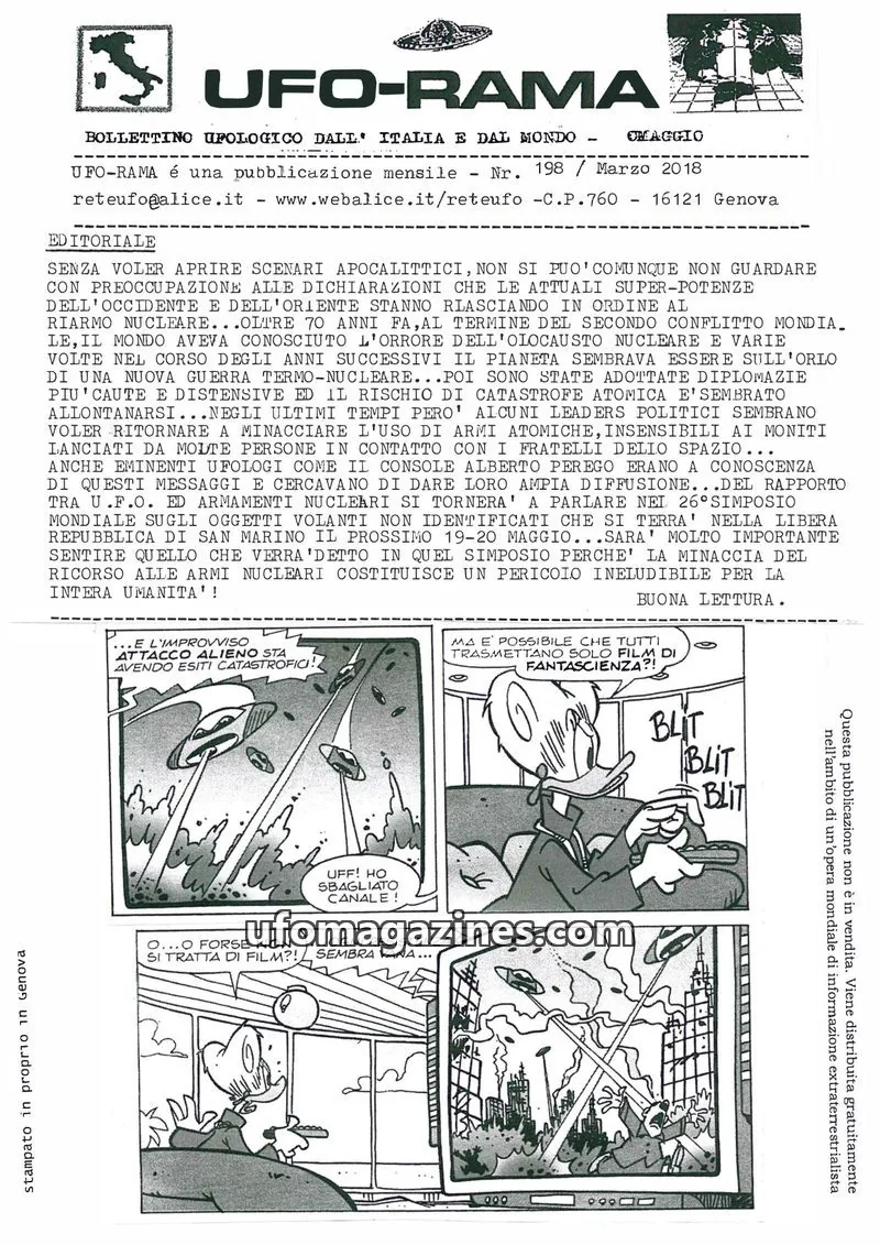 Cover of UFO Rama issue 198: UFO-RAMA