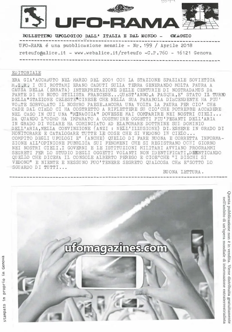 Cover of UFO Rama issue 199: UFO-RAMA