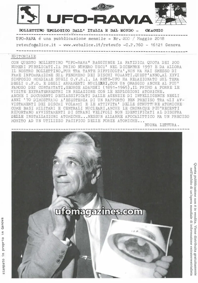 Cover of UFO Rama issue 200: UFO-RAMA