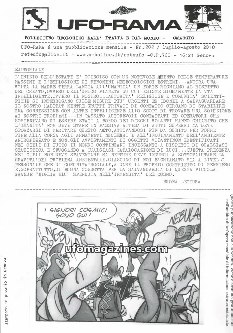 Cover of UFO Rama issue 202: UFO-RAMA