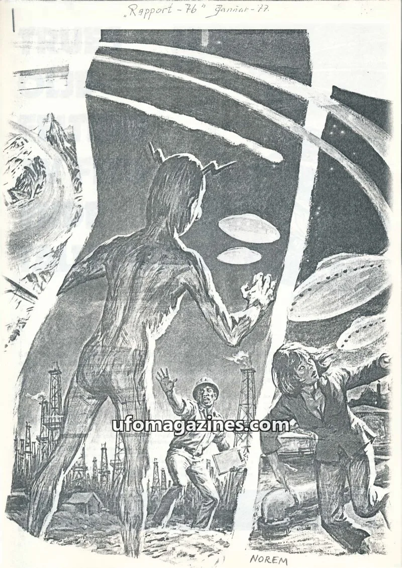 Cover of UFO-Rapport issue Januar-77: Rapport-76