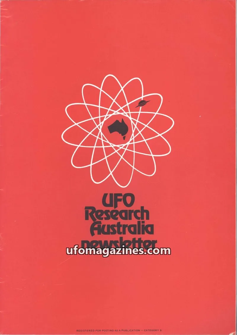 Cover of UFO Research Australia Newsletter issue 2: UFO Research Australia newsletter