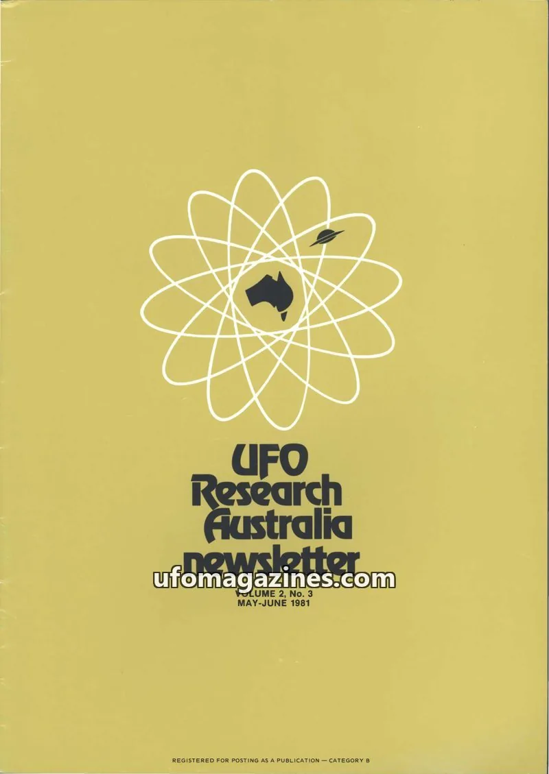Cover of UFO Research Australia Newsletter issue Vol. 2, No. 3: UFO Research Australia newsletter