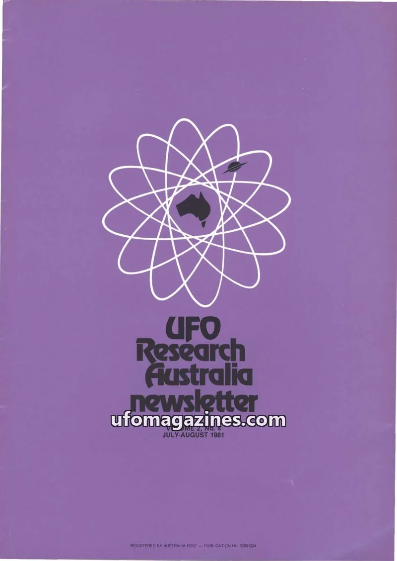 Cover of UFO Research Australia Newsletter issue Vol. 2, No. 4: UFO Research Australia newsletter
