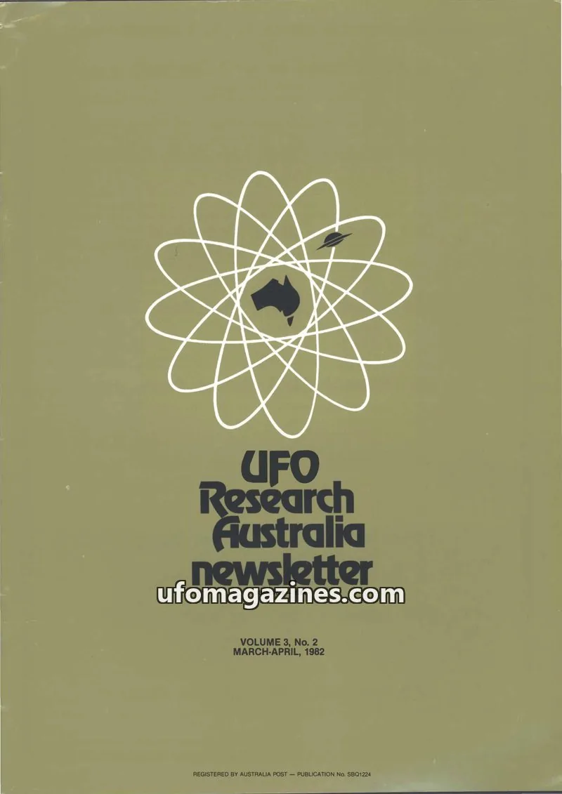 Cover of UFO Research Australia Newsletter issue Vol. 3, No. 2: UFO Research Australia newsletter