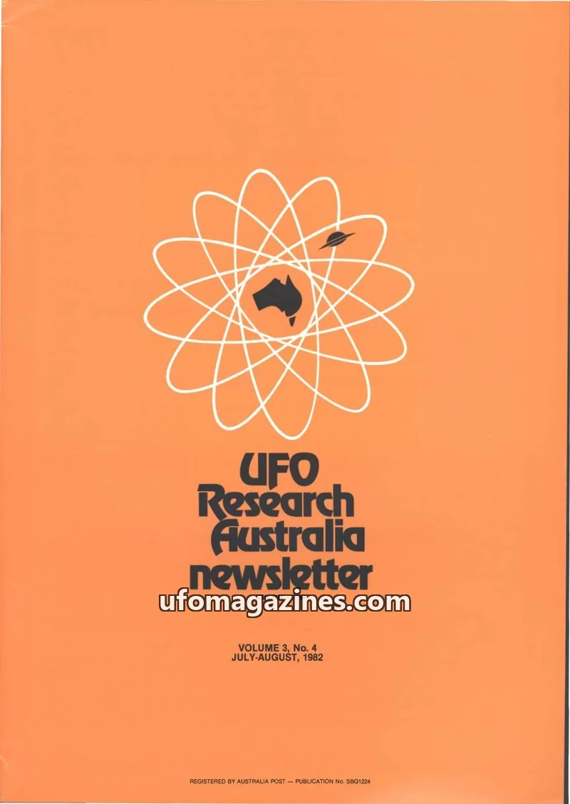 Cover of UFO Research Australia Newsletter issue 4: UFO Research Australia newsletter