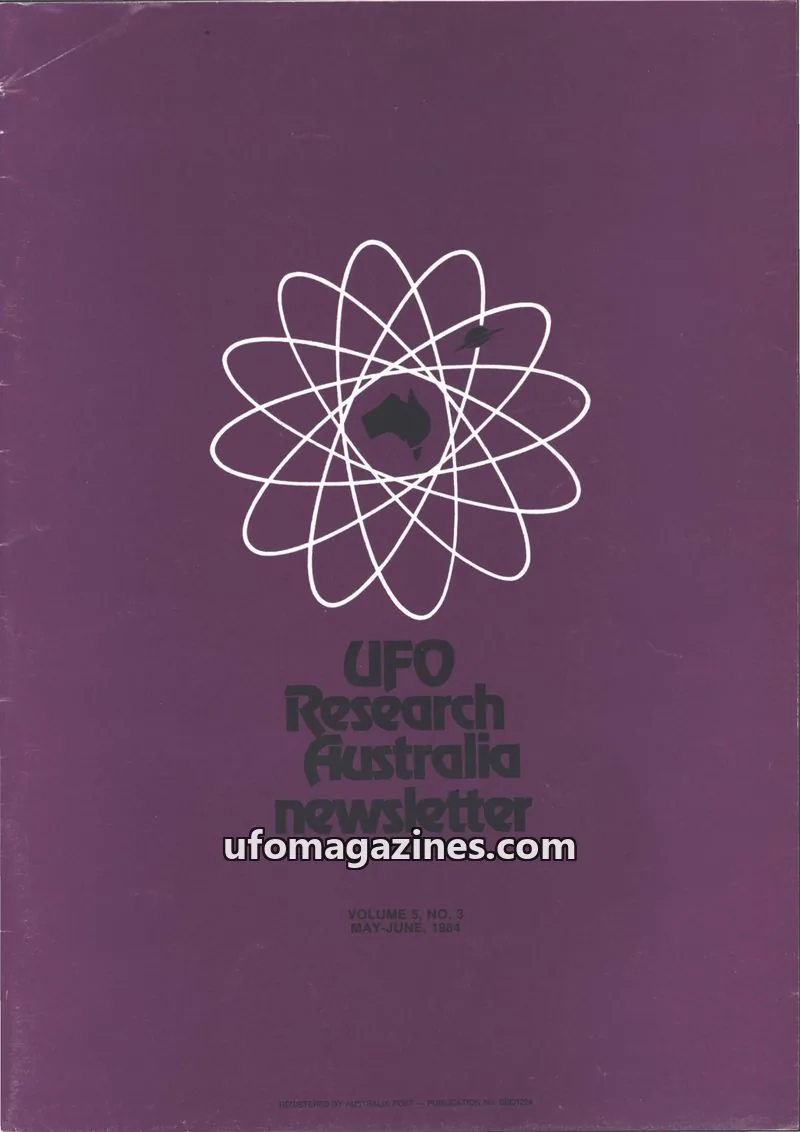 Cover of UFO Research Australia Newsletter issue VOL. 5, NO. 3: UFO Research Australia newsletter