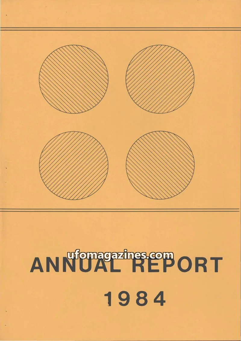 Cover of UFO Research of Finland issue 1984: ANNUAL REPORT