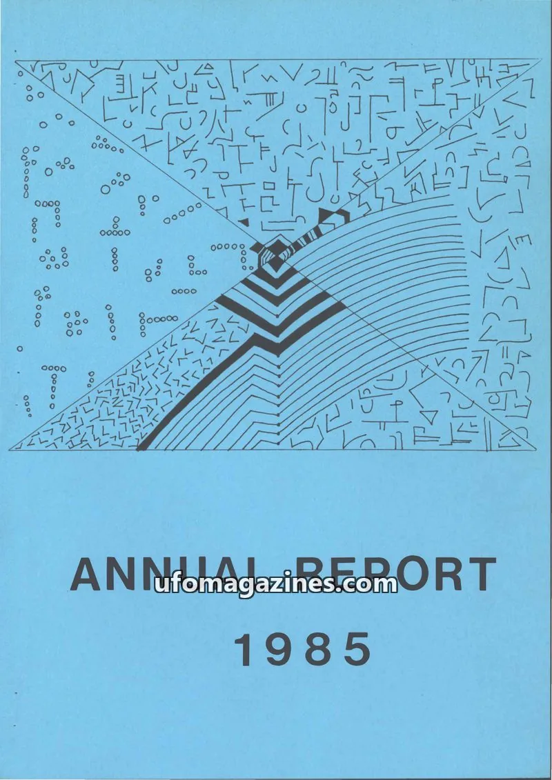 Cover of UFO Research of Finland issue 1985: ANNUAL REPORT
