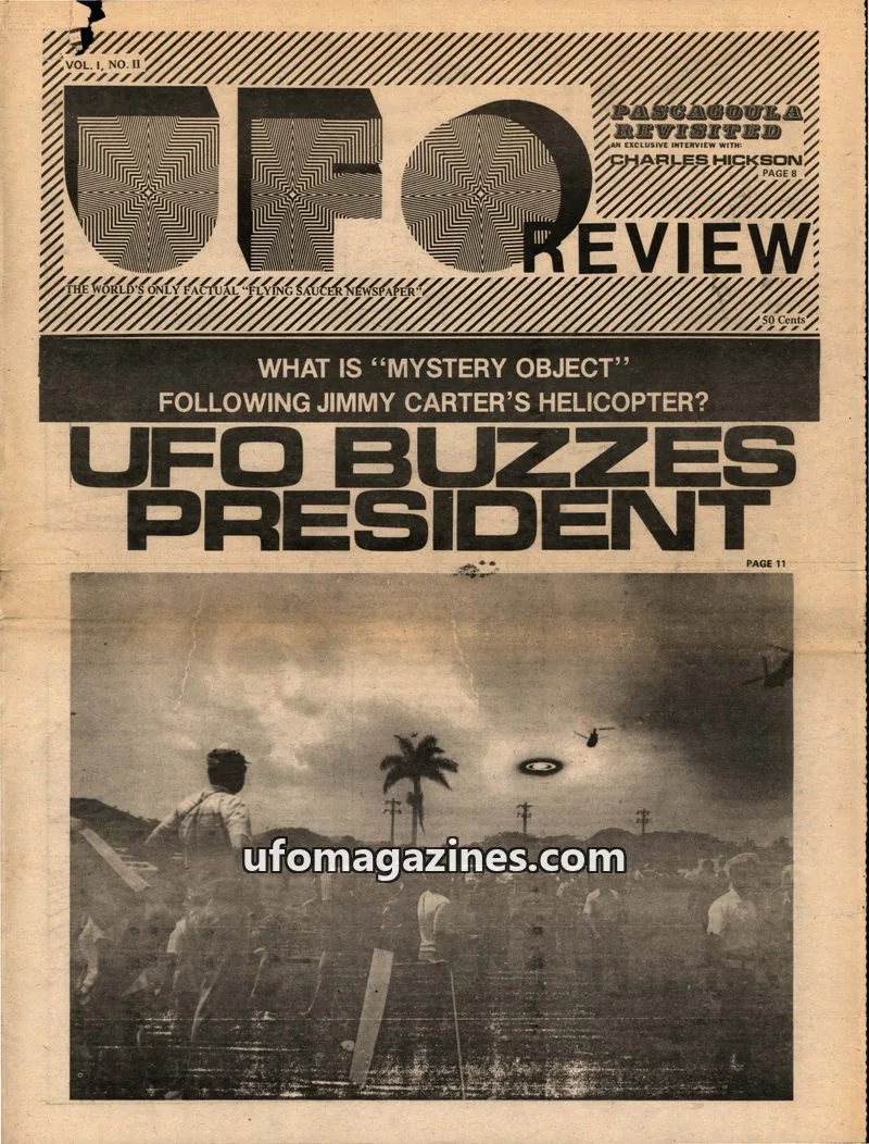 Cover of UFO Review (Tim Beckley) issue VOL. I, NO. II: UFO REVIEW