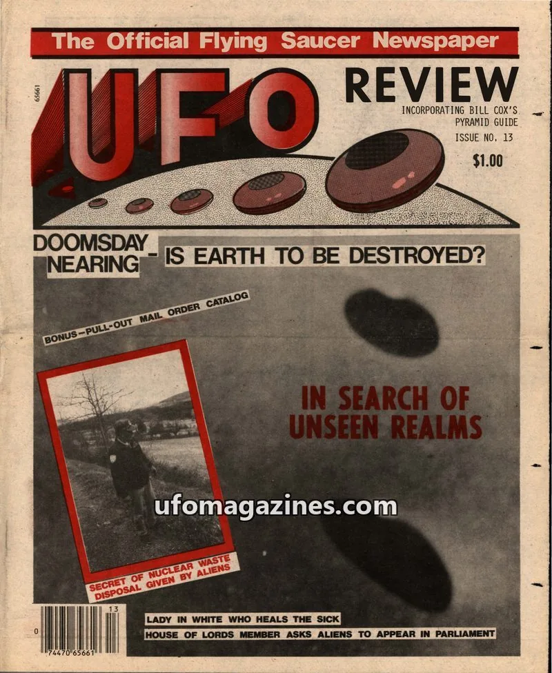 Cover of UFO NEWS SERVICE issue NO. 13: UFO REVIEW