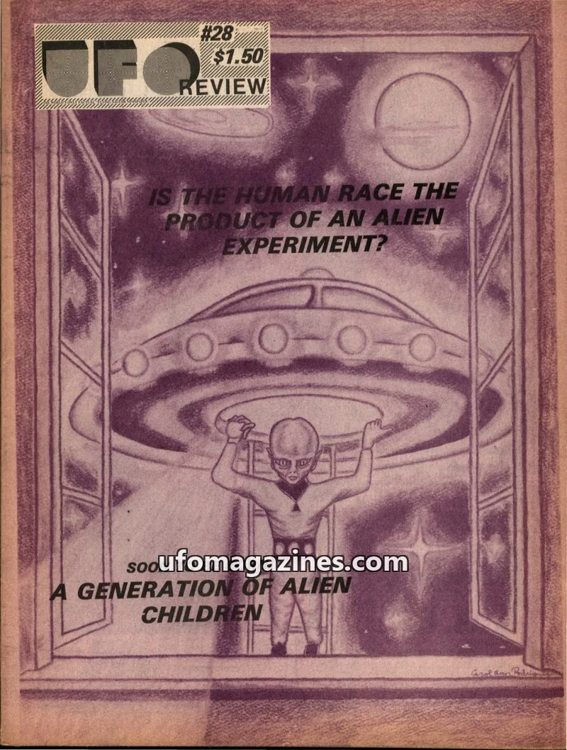Cover of UFO Review (Tim Beckley) issue #28: UFO REVIEW