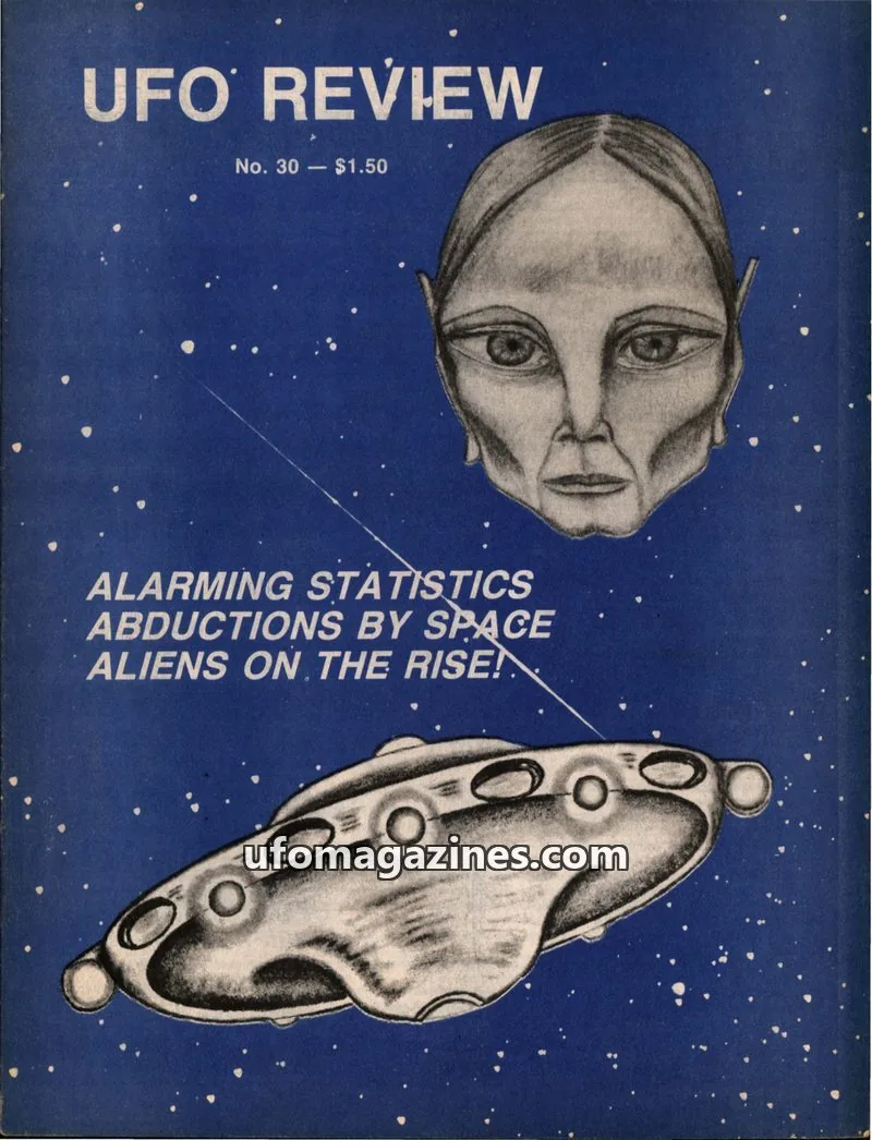 Cover of UFO Review (Tim Beckley) issue 30: UFO REVIEW