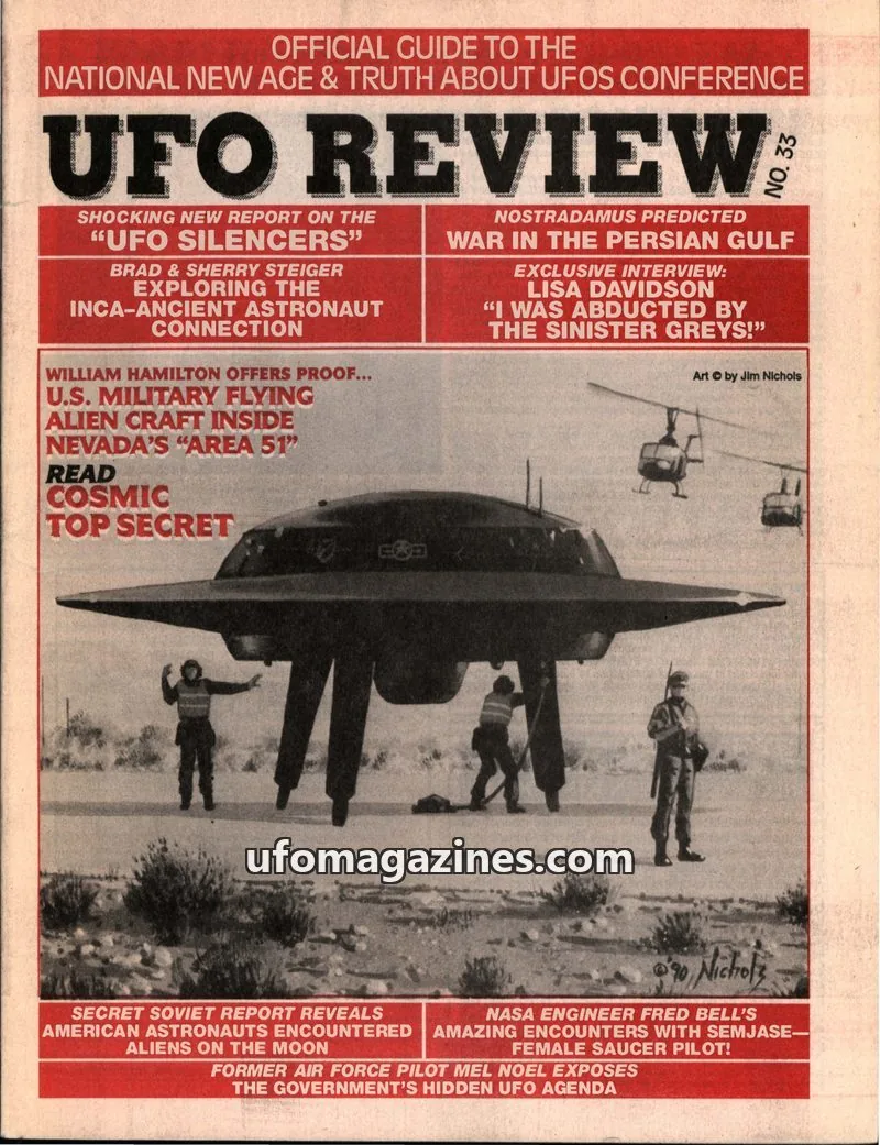 Cover of Inner Light Publications issue 33: UFO REVIEW