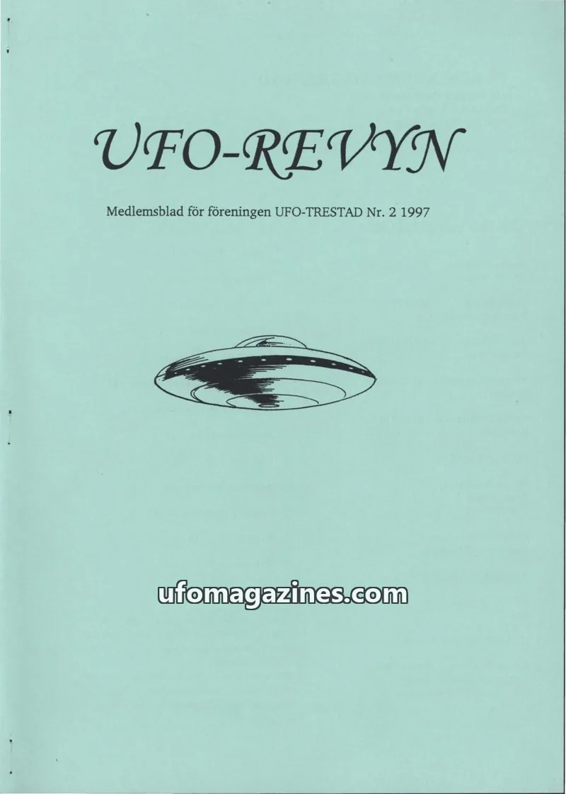 Cover of UFO Revyn (UFO-Trestad) issue 2: UFO-REVYN