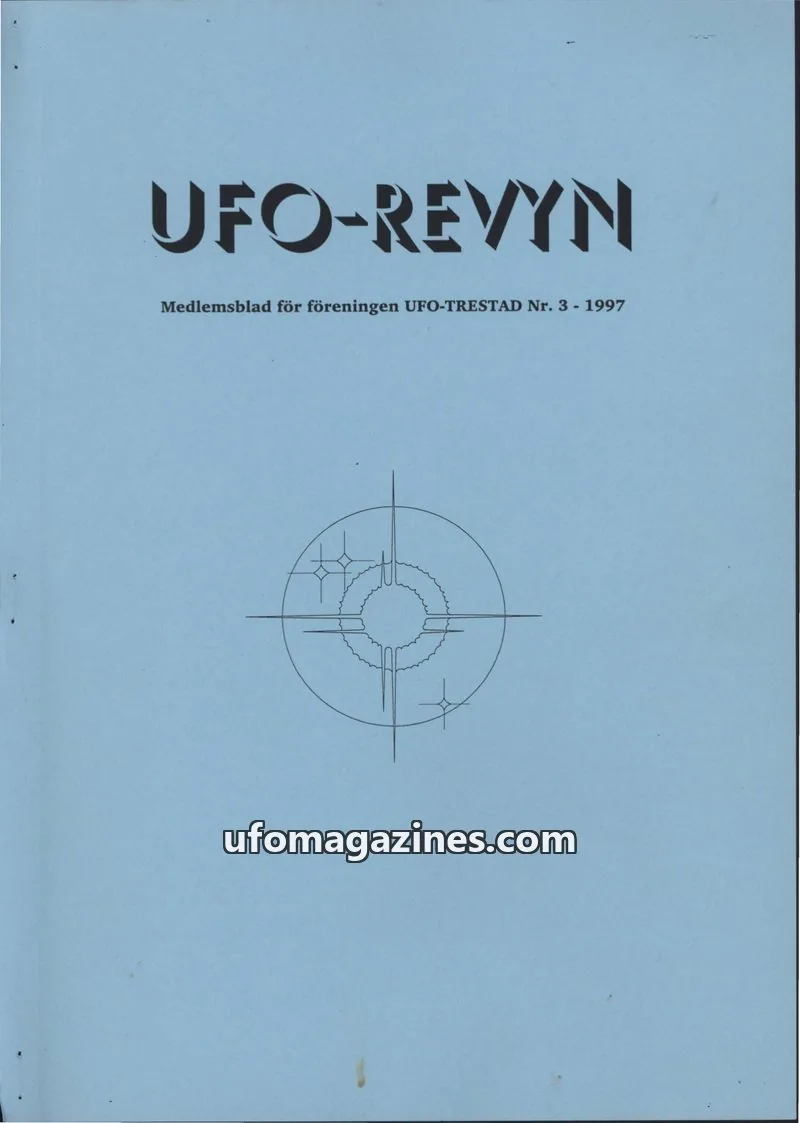 Cover of UFO Revyn (UFO-Trestad) issue 3: UFO-REVYN
