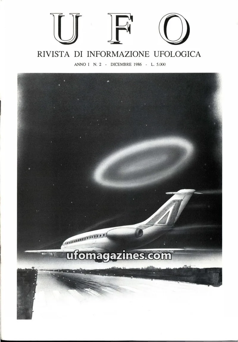 Cover of UFO Rivista di Informazione Ufologica (CISU) issue 2: UFO