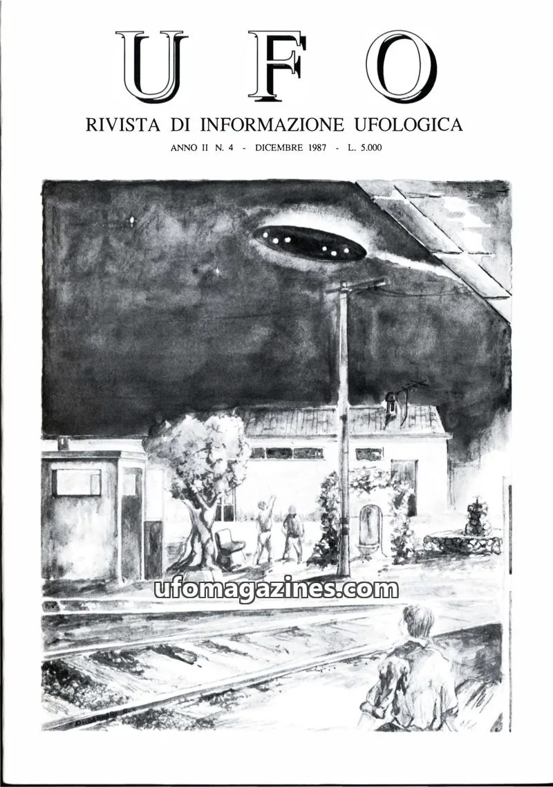 Cover of UFO Rivista di Informazione Ufologica (CISU) issue 4: UFO