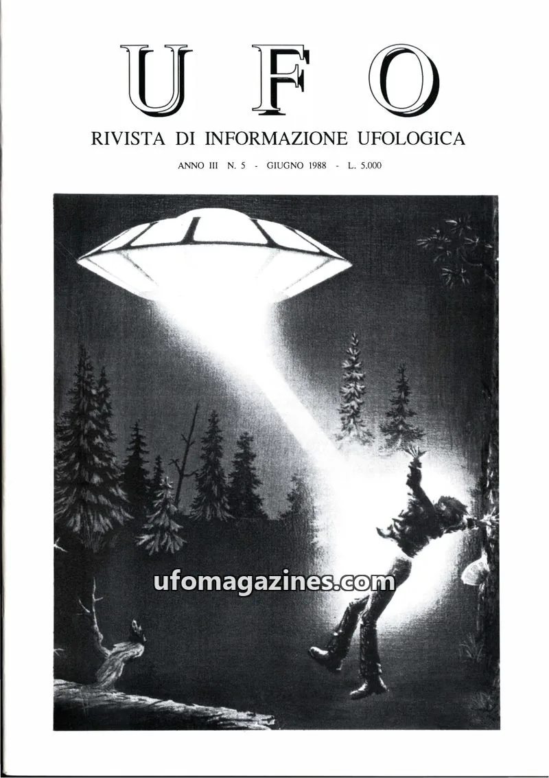 Cover of UFO Rivista di Informazione Ufologica (CISU) issue III N. 5: UFO