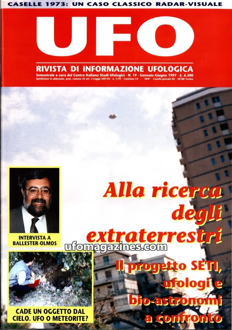 Cover of UFO Rivista di Informazione Ufologica (CISU) issue 19: UFO Rivista di Informazione Ufologica
