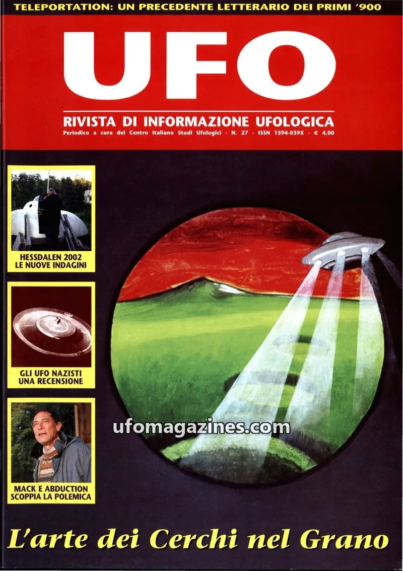Cover of UFO Rivista di Informazione Ufologica (CISU) issue 27: UFO Rivista di Informazione Ufologica