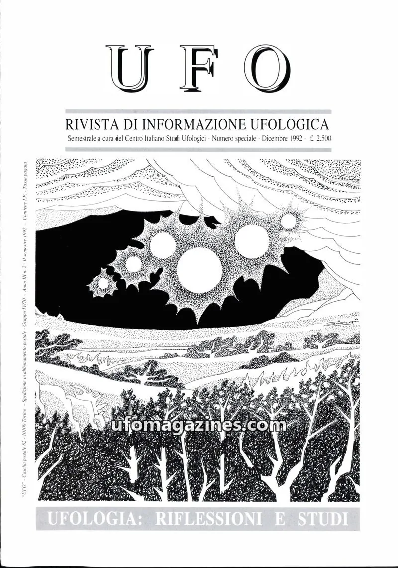 Cover of UFO Rivista di Informazione Ufologica (CISU) issue Numero speciale - Dicembre 1992: UFO RIVISTA DI INFORMAZIONE UFOLOGICA