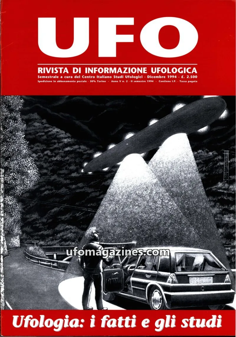 Cover of UFO Rivista di Informazione Ufologica (CISU) issue Anno V n. 2: UFO