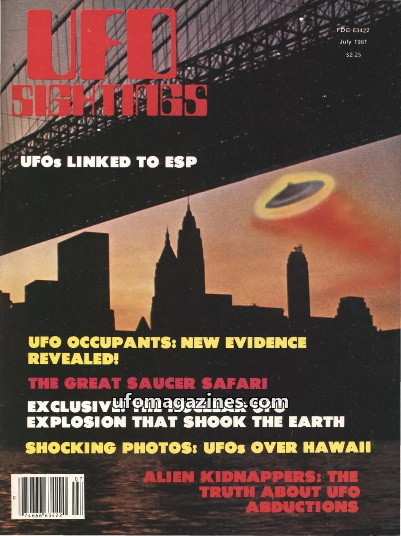 Cover of S.J. Publications, Inc. issue VOL. 2 NO. 4: UFO SIGHTINGS