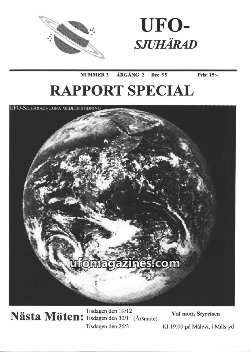 Cover of UFO-Sjuharad issue 3: UFO-SJUHÄRAD
