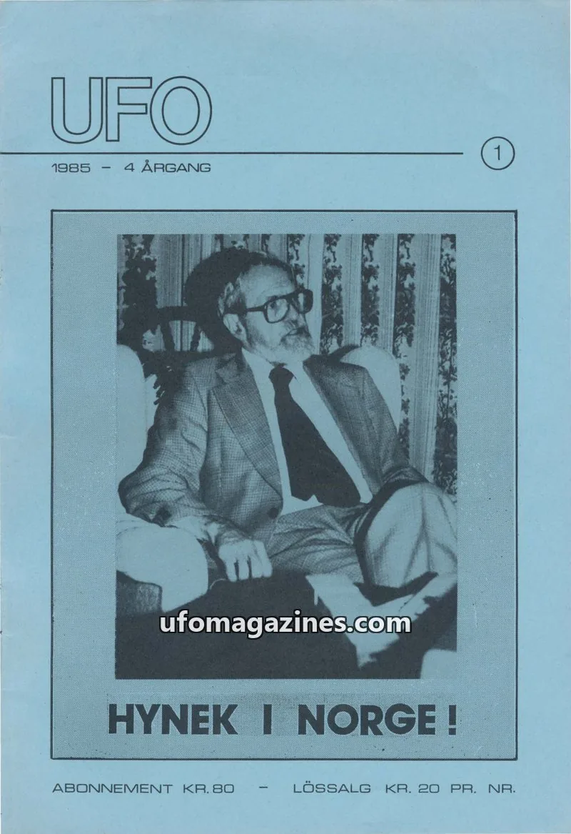 Cover of UFO issue 1: UFO