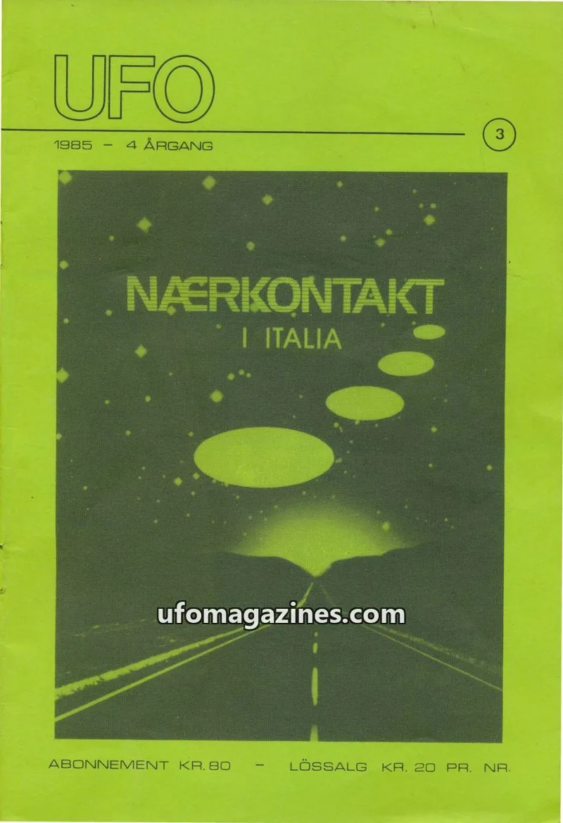 Cover of UFO issue 3: UFO