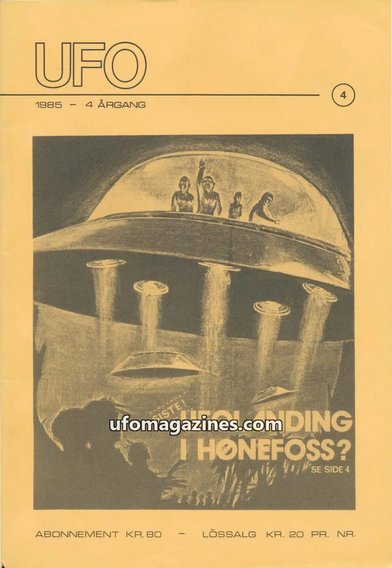 Cover of UFO issue 4: UFO