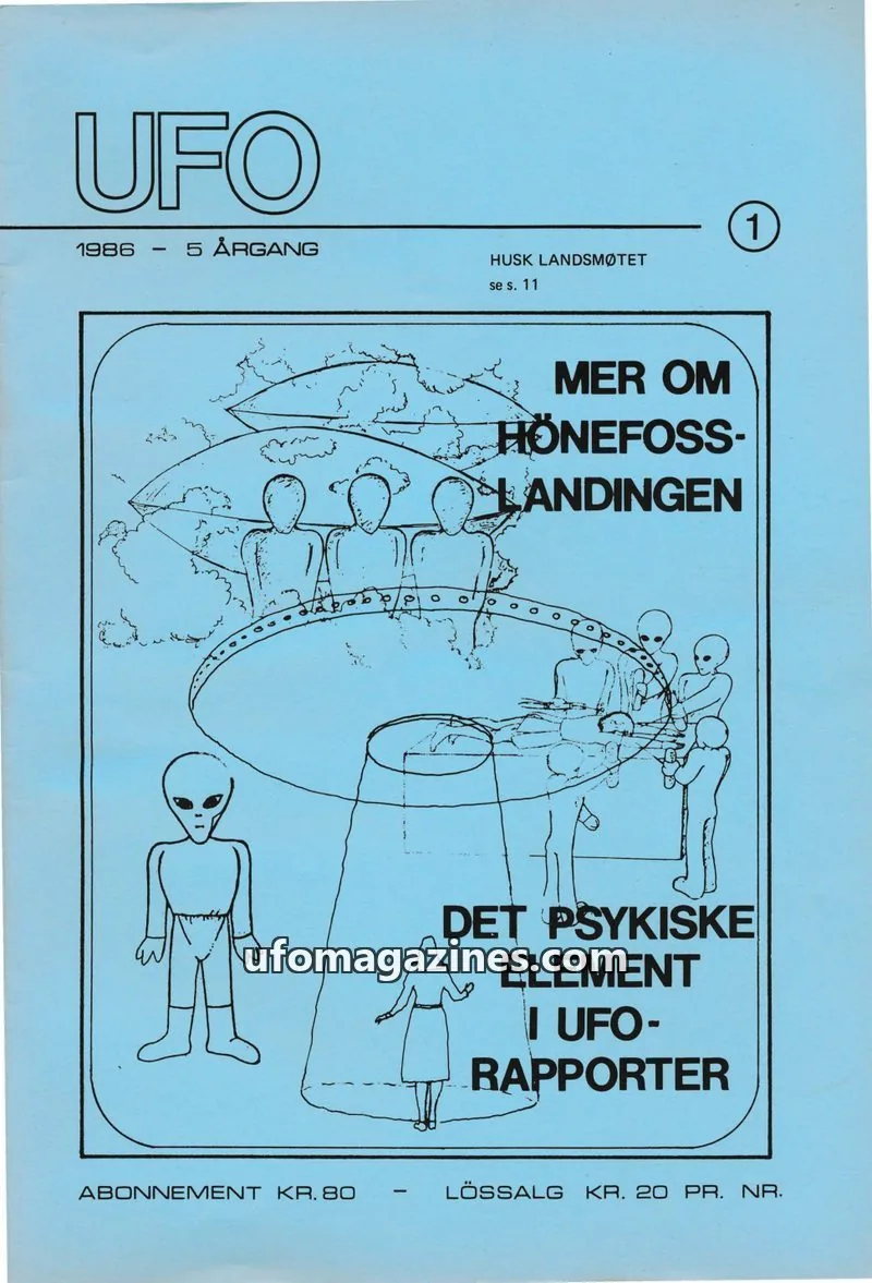 Cover of UFO issue 5: UFO