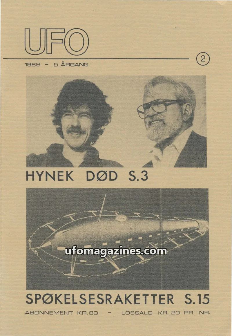 Cover of UFO issue 2: UFO