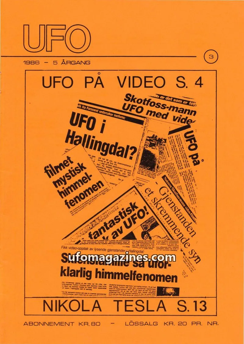 Cover of UFO issue 5: UFO