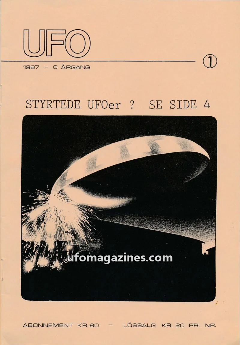 Cover of UFO issue 6: UFO
