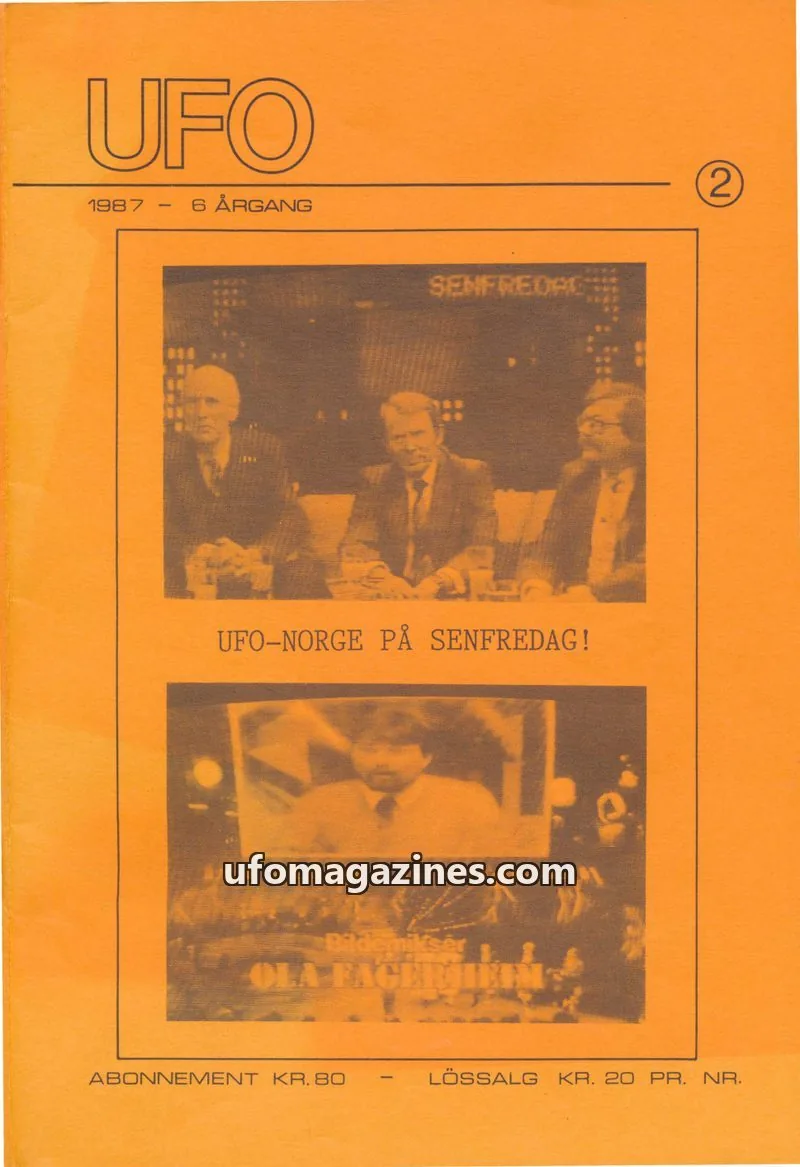 Cover of UFO issue 2: UFO