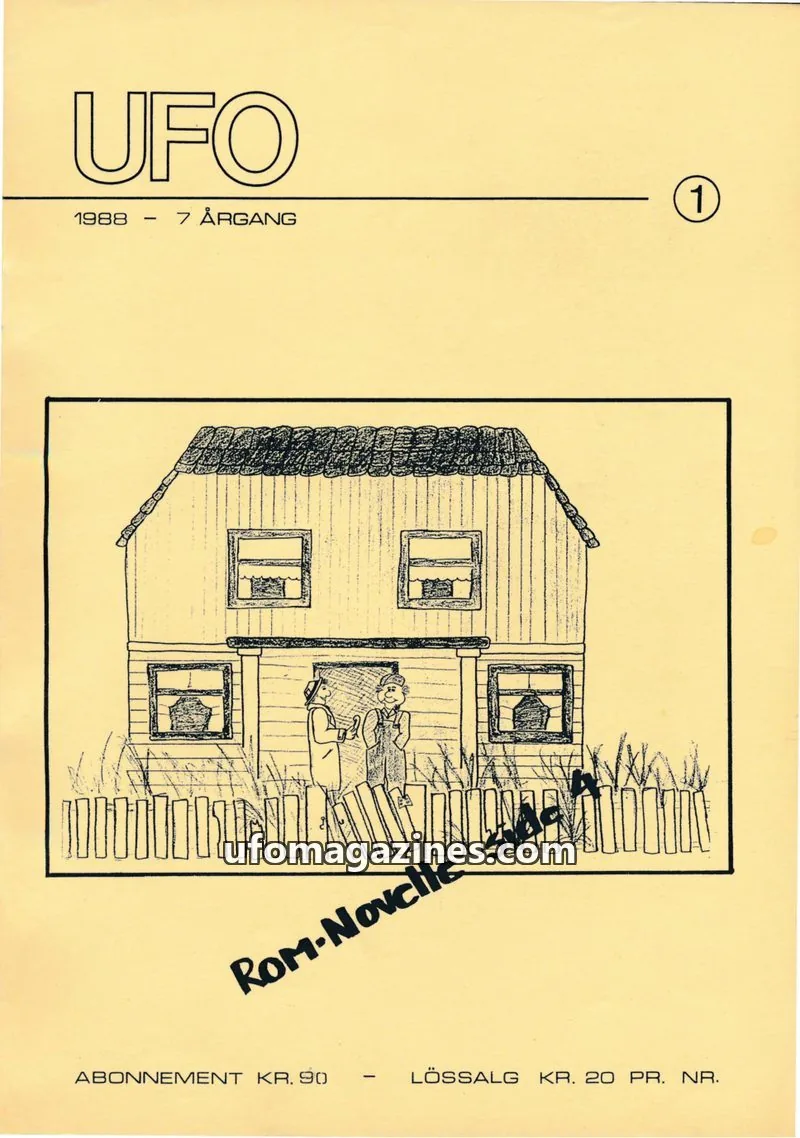 Cover of UFO issue 1: UFO