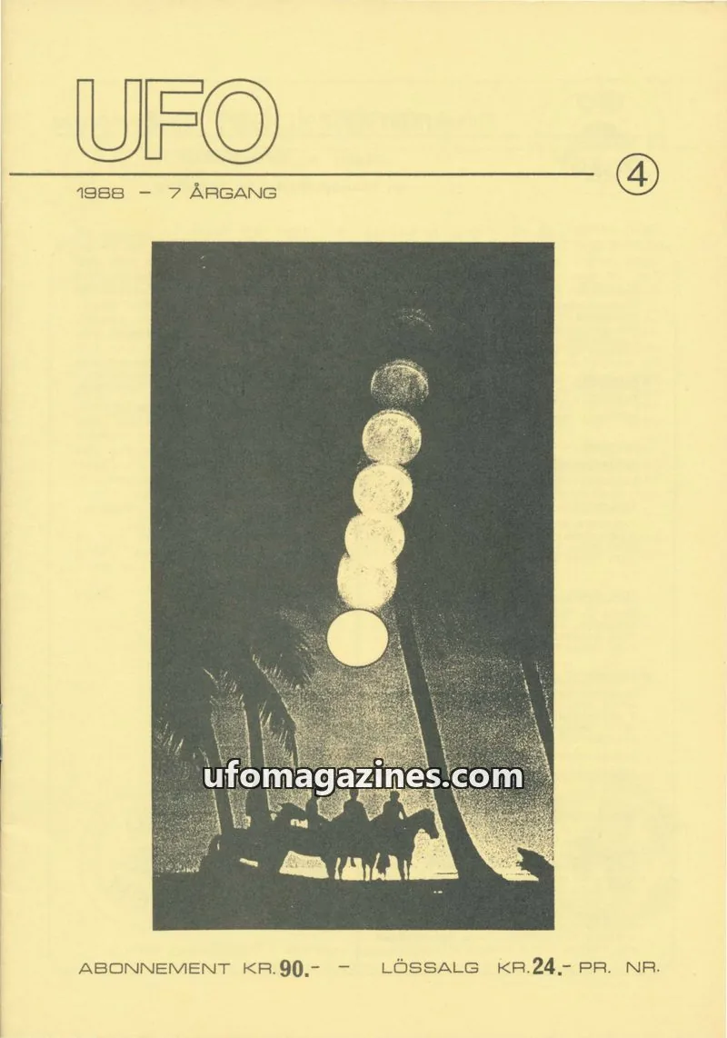 Cover of UFO issue 4: UFO