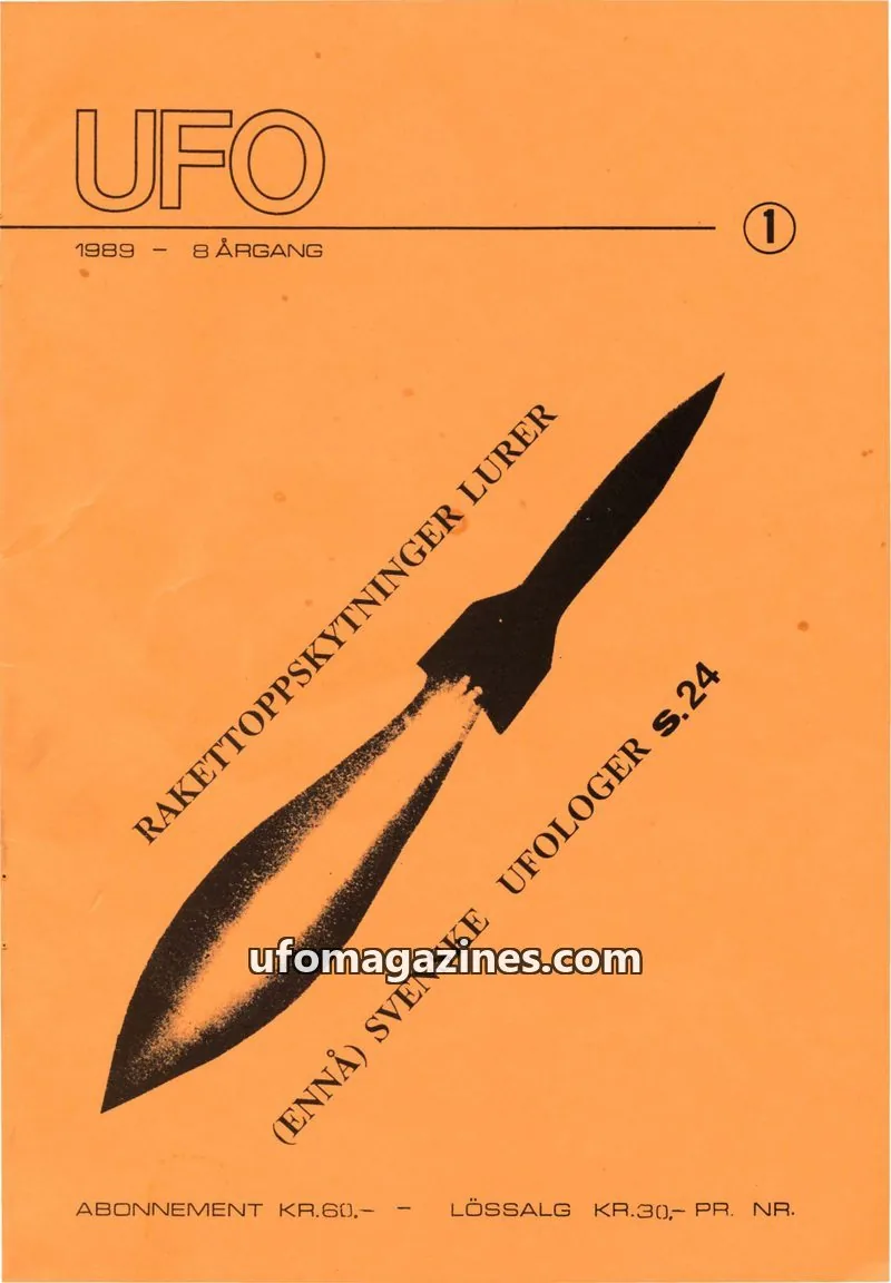 Cover of UFO issue 1: UFO